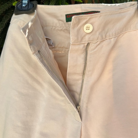 Katharine Hamnett Denim Straight-Leg High-Waist Pants | 100% Cotton | Small - Picture 4 of 13